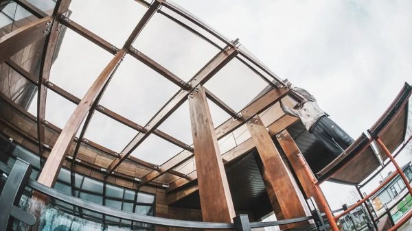 wooden pergola