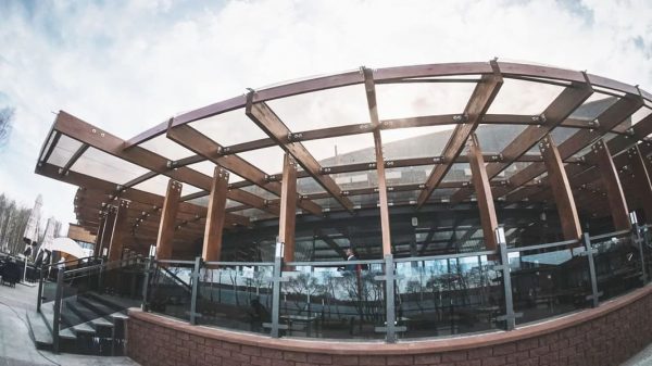 wooden pergola