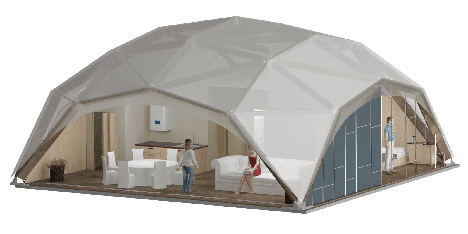 quadrodome glamping